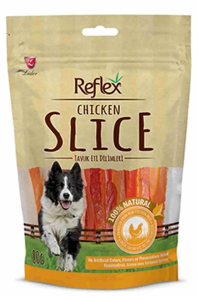 Reflex Chicken Yumuşak Tavuk Dilimli Köpek Ödülü 80 GR | SRC: Barcode: 8698995003063